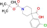 1-(TERT-BUTOXYCARBONYL)-4-(3-CHLOROPHENYL)PIPERIDINE-4-CARBOXYLIC ACID