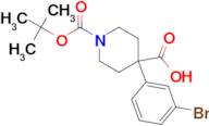 4-(3-BROMOPHENYL)-1-(TERT-BUTOXYCARBONYL)PIPERIDINE-4-CARBOXYLIC ACID