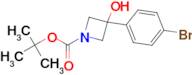 TERT-BUTYL 3-(4-BROMOPHENYL)-3-HYDROXYAZETIDINE-1-CARBOXYLATE