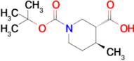 TRANS--1-(TERT-BUTOXYCARBONYL)-4-METHYLPIPERIDINE-3-CARBOXYLIC ACID