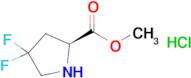 (S)-METHYL 4,4-DIFLUOROPYRROLIDINE-2-CARBOXYLATE HCL