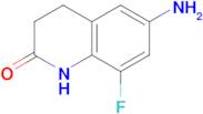 6-AMINO-8-FLUORO-3,4-DIHYDROQUINOLIN-2(1H)-ONE