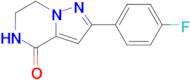 2-(4-FLUOROPHENYL)-6,7-DIHYDROPYRAZOLO[1,5-A]PYRAZIN-4(5H)-ONE