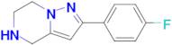 2-(4-FLUOROPHENYL)-4,5,6,7-TETRAHYDROPYRAZOLO[1,5-A]PYRAZINE