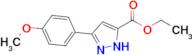 ETHYL 3-(4-METHOXYPHENYL)-1H-PYRAZOLE-5-CARBOXYLATE