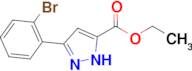 ETHYL 3-(2-BROMOPHENYL)-1H-PYRAZOLE-5-CARBOXYLATE