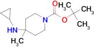 TERT-BUTYL 4-(CYCLOPROPYLAMINO)-4-METHYLPIPERIDINE-1-CARBOXYLATE