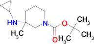 TERT-BUTYL 3-(CYCLOPROPYLAMINO)-3-METHYLPIPERIDINE-1-CARBOXYLATE