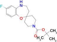 TERT-BUTYL 7-FLUORO-4,5-DIHYDRO-3H-SPIRO[BENZO[B][1,4]OXAZEPINE-2,4'-PIPERIDINE]-1'-CARBOXYLATE