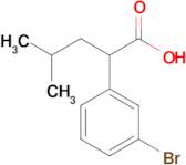 2-(3-BROMOPHENYL)-4-METHYLPENTANOIC ACID