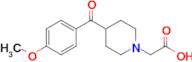 2-(4-(4-METHOXYBENZOYL)PIPERIDIN-1-YL)ACETIC ACID