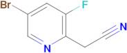 2-(5-BROMO-3-FLUOROPYRIDIN-2-YL)ACETONITRILE
