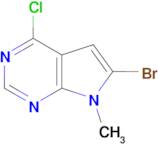 6-BROMO-4-CHLORO-7-METHYL-7H-PYRROLO[2,3-D]PYRIMIDINE