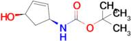 TERT-BUTYL ((1S,4R)-4-HYDROXYCYCLOPENT-2-EN-1-YL)CARBAMATE