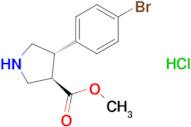 TRANS-METHYL 4-(4-BROMOPHENYL)PYRROLIDINE-3-CARBOXYLATE HCL