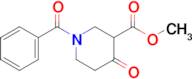 1-BENZOYL-4-OXO-NIPECOTIC ACID METHYL ESTER