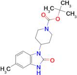 TERT-BUTYL 4-(1,2-DIHYDRO-6-METHYL-2-OXOBENZO[D]IMIDAZOL-3-YL)PIPERIDINE-1-CARBOXYLATE
