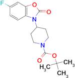 TERT-BUTYL 4-(6-FLUORO-2-OXOBENZO[D]OXAZOL-3(2H)-YL)PIPERIDINE-1-CARBOXYLATE