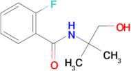 2-FLUORO-N-(1-HYDROXY-2-METHYLPROPAN-2-YL)BENZAMIDE