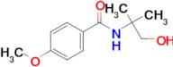 N-(1-HYDROXY-2-METHYLPROPAN-2-YL)-4-METHOXYBENZAMIDE