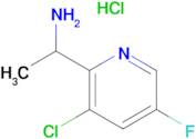 1-(3-CHLORO-5-FLUOROPYRIDIN-2-YL)ETHANAMINE HCL