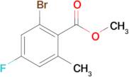 METHYL 2-BROMO-4-FLUORO-6-METHYLBENZOATE