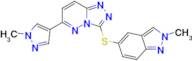 6-(1-METHYL-1H-PYRAZOL-4-YL)-3-((2-METHYL-2H-INDAZOL-5-YL)THIO)-[1,2,4]TRIAZOLO[4,3-B]PYRIDAZINE