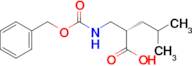 (S)-2-((((BENZYLOXY)CARBONYL)AMINO)METHYL)-4-METHYLPENTANOIC ACID