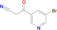 3-(5-BROMOPYRIDIN-3-YL)-3-OXOPROPANENITRILE