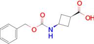 (1S,3S)-3-(((BENZYLOXY)CARBONYL)AMINO)CYCLOBUTANECARBOXYLIC ACID