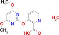 3-[(4,6-Dimethoxypyrimidin-2-yl)oxy]pyridine-2-carboxylic acid monohydrate