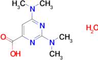2,4-Bis(dimethylamino)pyrimidine-6-carboxylic acid, hydrate