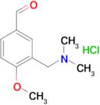 3-[(dimethylamino)methyl]-4-methoxybenzaldehyde hydrochloride