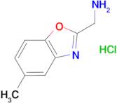 [(5-methyl-1,3-benzoxazol-2-yl)methyl]amine hydrochloride