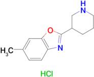 6-Methyl-2-(piperidin-3-yl)benzo[d]oxazole hydrochloride