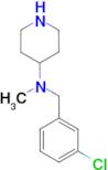 N-(3-chlorobenzyl)-N-methylpiperidin-4-amine