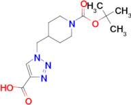 1-{[1-(tert-butoxycarbonyl)piperidin-4-yl]methyl}-1H-1,2,3-triazole-4-carboxylic acid