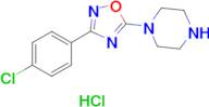 1-[3-(4-chlorophenyl)-1,2,4-oxadiazol-5-yl]piperazine hydrochloride