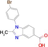 1-(4-bromophenyl)-2-methyl-1H-benzimidazole-5-carboxylic acid