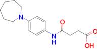 4-[(4-azepan-1-ylphenyl)amino]-4-oxobutanoic acid