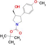 tert-Butyl (3S,4R)-3-(hydroxymethyl)-4-(4-methoxyphenyl)pyrrolidine-1-carboxylate