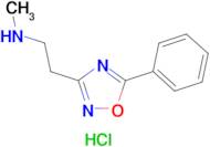 N-methyl-2-(5-phenyl-1,2,4-oxadiazol-3-yl)ethanamine hydrochloride