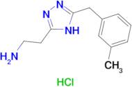 {2-[3-(3-methylbenzyl)-1H-1,2,4-triazol-5-yl]ethyl}amine hydrochloride