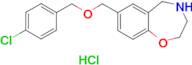 7-{[(4-chlorobenzyl)oxy]methyl}-2,3,4,5-tetrahydro-1,4-benzoxazepine hydrochloride