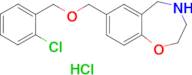 7-{[(2-chlorobenzyl)oxy]methyl}-2,3,4,5-tetrahydro-1,4-benzoxazepine hydrochloride