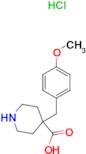 4-(4-methoxybenzyl)piperidine-4-carboxylic acid hydrochloride