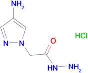 2-(4-amino-1H-pyrazol-1-yl)acetohydrazide hydrochloride