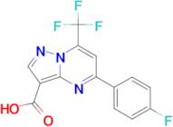 5-(4-fluorophenyl)-7-(trifluoromethyl)pyrazolo[1,5-a]pyrimidine-3-carboxylic acid