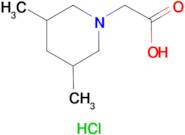 (3,5-dimethylpiperidin-1-yl)acetic acid hydrochloride