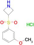 3-[(3-methoxyphenyl)sulfonyl]azetidine hydrochloride